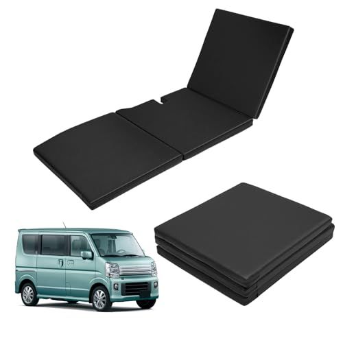 Virauto スズキ エブリィワゴン DA17W 車中泊 マット 折りたたみ式 2015年2月~ EVERY WAGON 専用 車用 ベッドキット マットレス 段差解消 快適睡眠 仮眠 緊急 災害 防災 キャンプ アウトドア PVC 高密度 c422a310