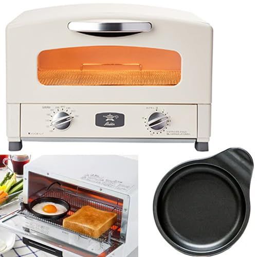 ALADDIN アラジン AET-GS13C(W)グラファイト トースター(2枚焼き)＋目玉焼きプレート セットe 13,321円