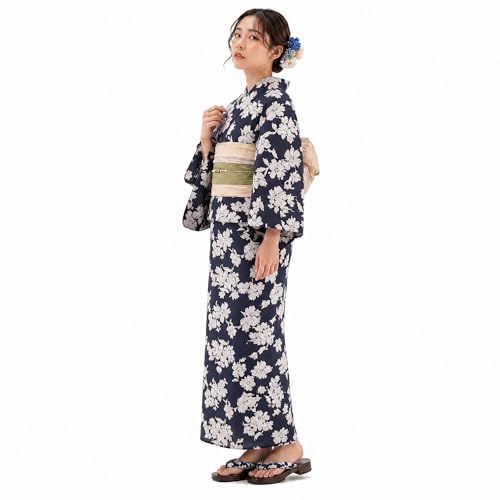 [NISHIORI] ワンピースにもなる レディース 浴衣 2way 3点セット (ゆかた/ワンピース/帯) 4タイプ セパレート 二部式 コーディネート済 フリーサイズe 9,023円