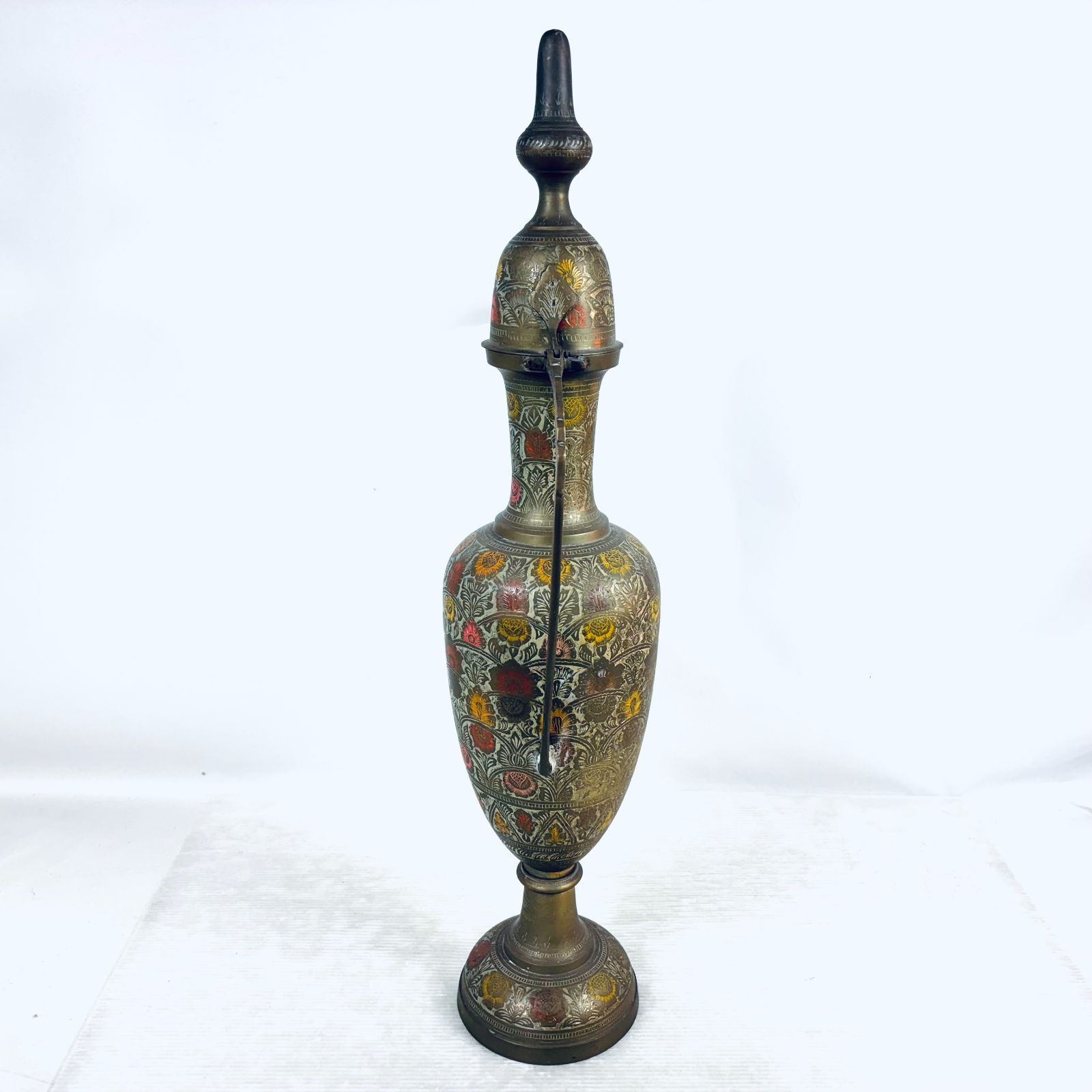 希少品】インド 真鍮製 アンティーク水差し 珍品 高さ81cm - メルカリ
