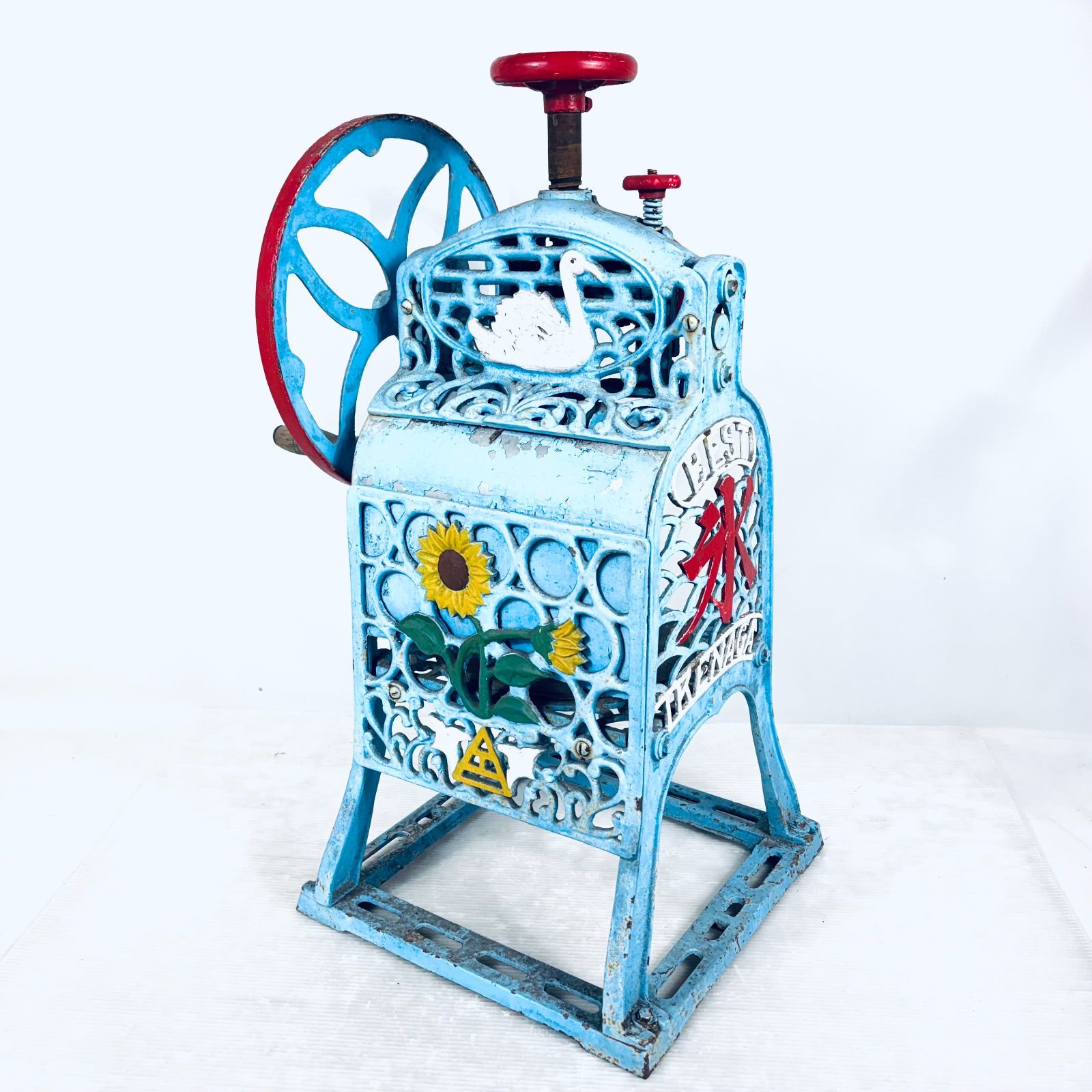 【昭和レトロ】池永鉄工　かき氷機　ビンテージ　ヴィンテージ　アンティーク　大型