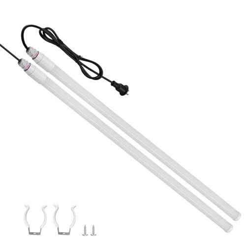 Alewell 防雨 防水led蛍光灯 呼吸バルブ搭載 LED直管ライト 結露対策 40w形 15W節電 2600lm 昼白色5000? IP66 高圧洗浄機可 高効率ledランプ 120cm 器具一体型 コンセント付 工事不要 目に優しい 25d01ce3