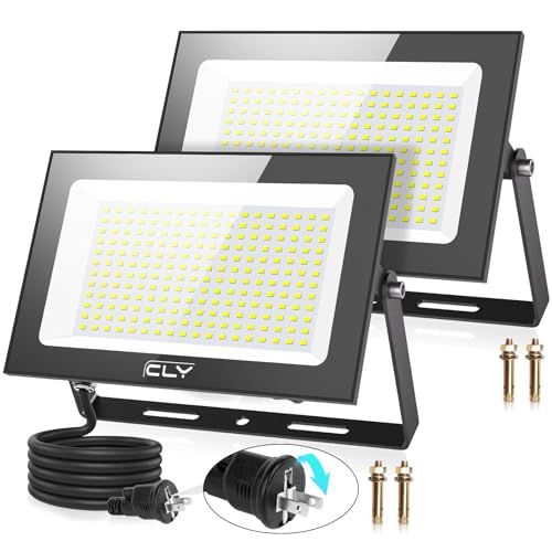 投光器 屋外 LED 作業灯 80W 昼光色 IP66防水6500K 10000LM 800W相当 ワークライト 集魚灯 看板灯 フラッドライト【超爆光 超薄型 高輝度 広範囲 省エネ 5万時間の寿命】作業用 駐車場 倉庫 防犯灯 BBQ 工 178ab469