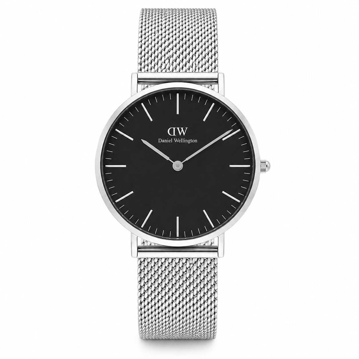 【ギフト対応可】ダニエルウェリントン DANIEL WELLINGTON 腕時計 CLASSIC MESH ONYX ブラック シルバー クオーツ ファッション ウォッチ 人気 ブランド おしゃれ 誕生日 記念 プレゼント ギフト 送料無料