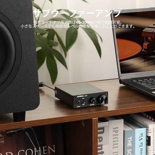 【新品】サブウーファーアンプ Dクラス HiFiモノラルアンプ RCA対応 全帯域/超低域切替式ステレオスピーカーアンプ ホームオーディオシステム用 4d9afe8b