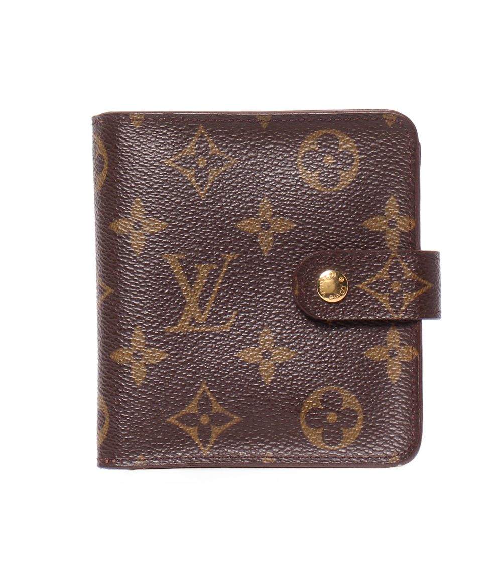 ルイ・ヴィトン 二つ折り財布 コンパクト ジップ モノグラム M61667 レディース メンズ LOUIS VUITTON 12,434円