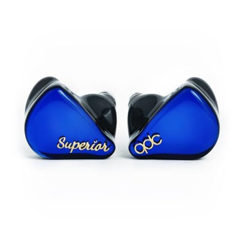 qdc SUPERIOR Azure Blue [10mmシングルフルレンジダイナミックドライバー搭載イヤホン] 同軸デュアル磁気回路＆デュアルキャビティ構造 IEM2pinコネクター採用 ハイレゾ リスニング/モニター/ライブ/ゲーム【QDC-SUPERIe