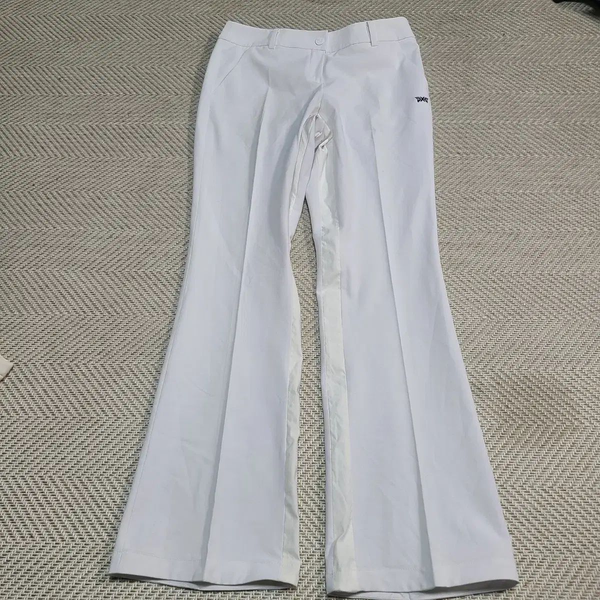 XS) PXG レディース 白 ブーツカット ゴルフ 春夏 パンツ
