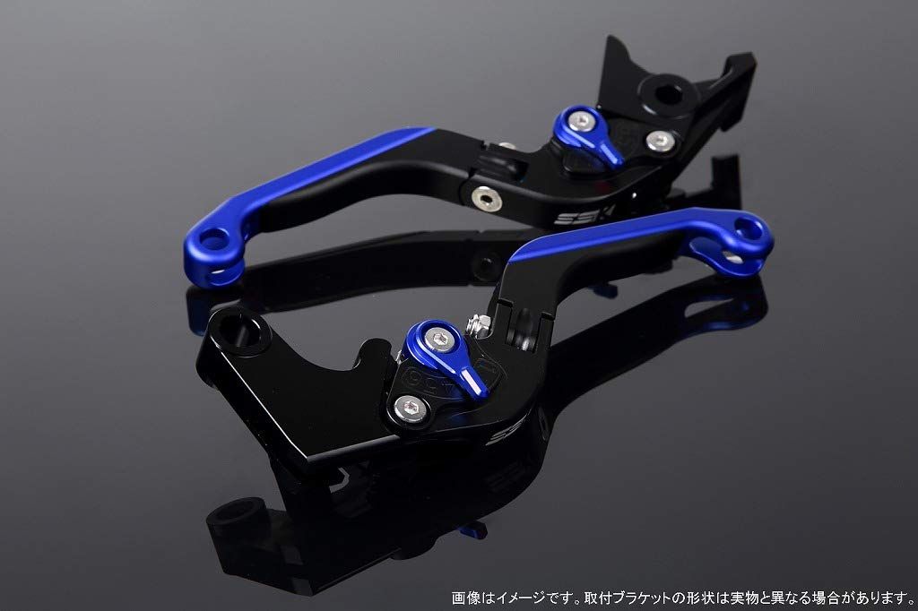 新品 SSK アジャストレバー 可倒延長式 レバー本体カラー:マットブラック アジャスターカラー:マットブルー エクステンションカラー:マットブルー 125DUKE(デューク) 200DUKE(デューク) 250DUKE(デューク) 390DUKE(デューク)
