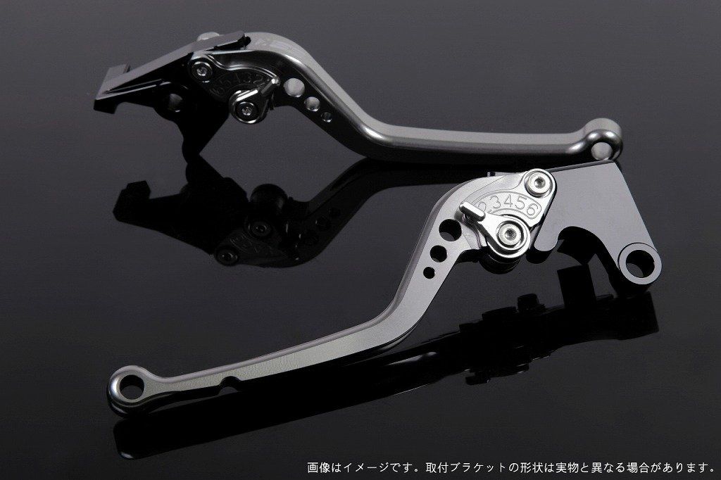 新品 SSK スピードラ アジャストレバー スタンダードロング レバー本体カラー:チタン アジャスターカラー:シルバー HONDA ADV150 KF38