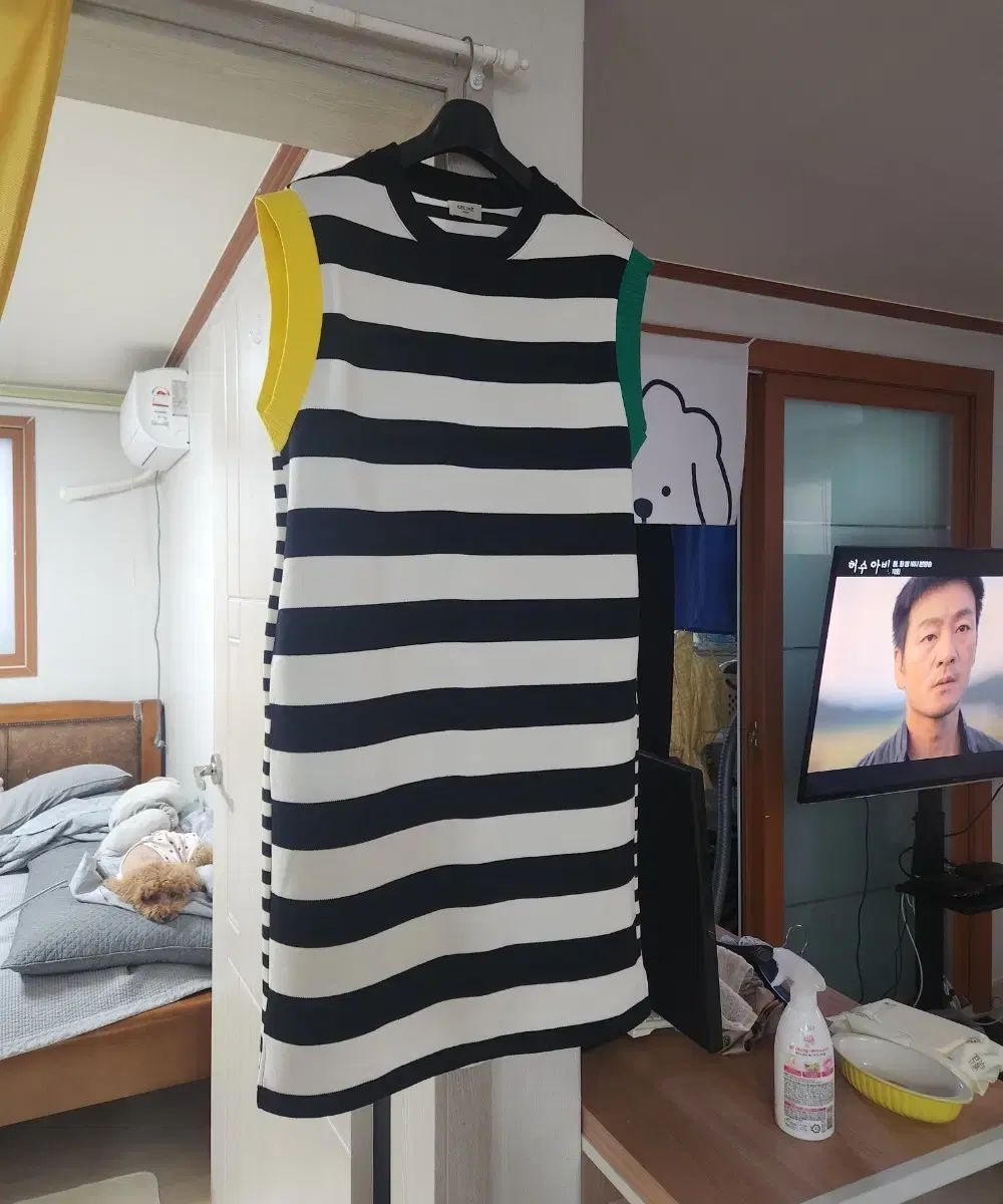 Celine セリーヌ ストライプ ノースリーブ ONE PIECE