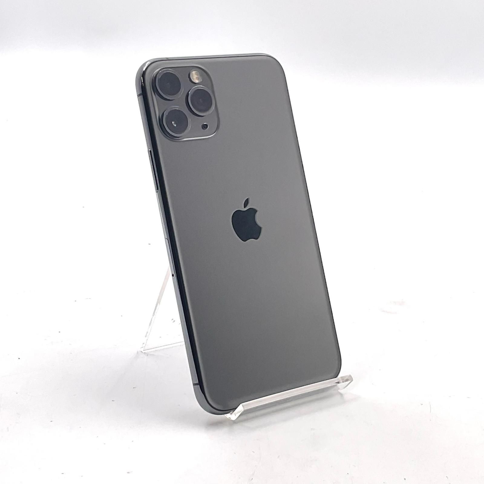 【全額返金保証】【最速発送】 iPhone 11 Pro 256GB スペースグレイ docomo 白ロム 動作確認済 74%