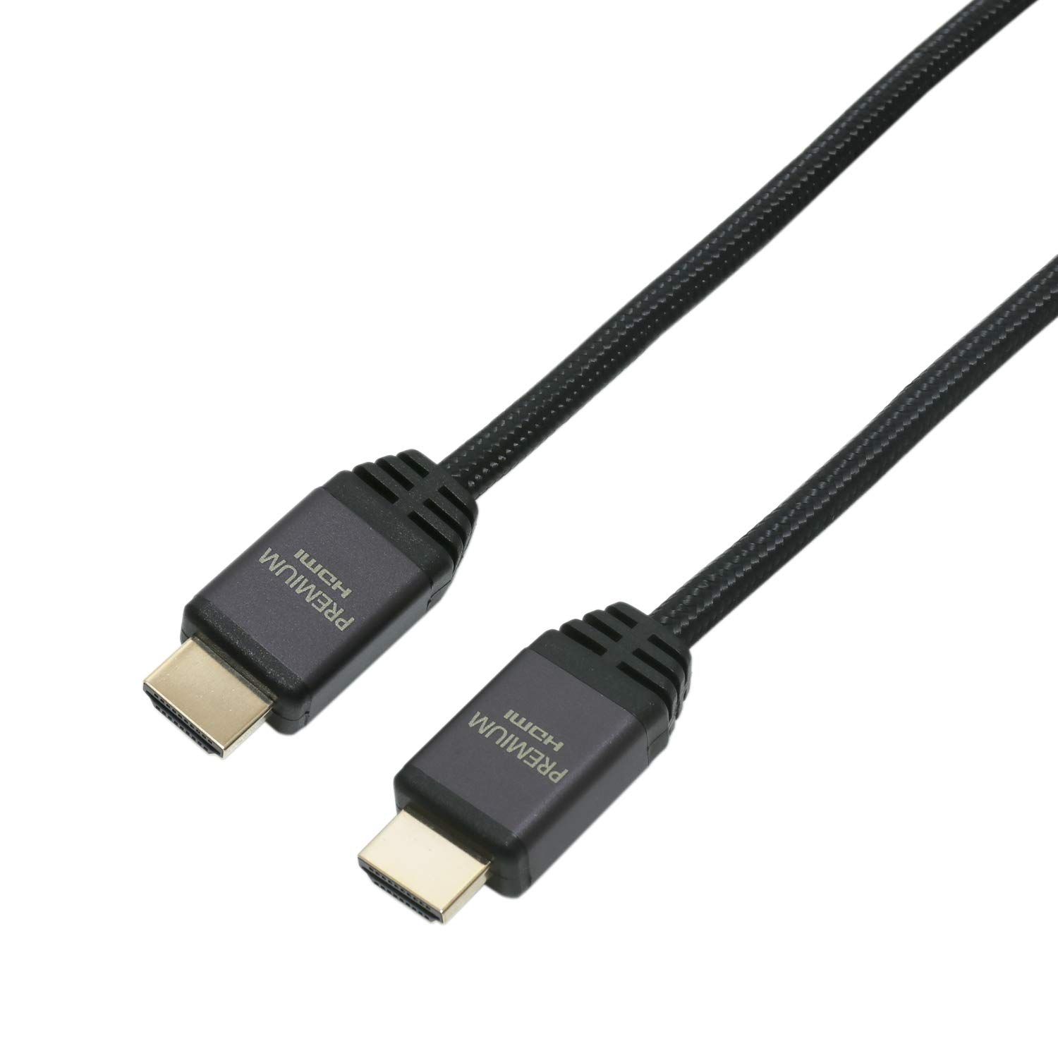 新品 ミヨシ MCO プレミアムHDMIケーブル メッシュケーブルタイプ 5.0m HDC-PR50/BK