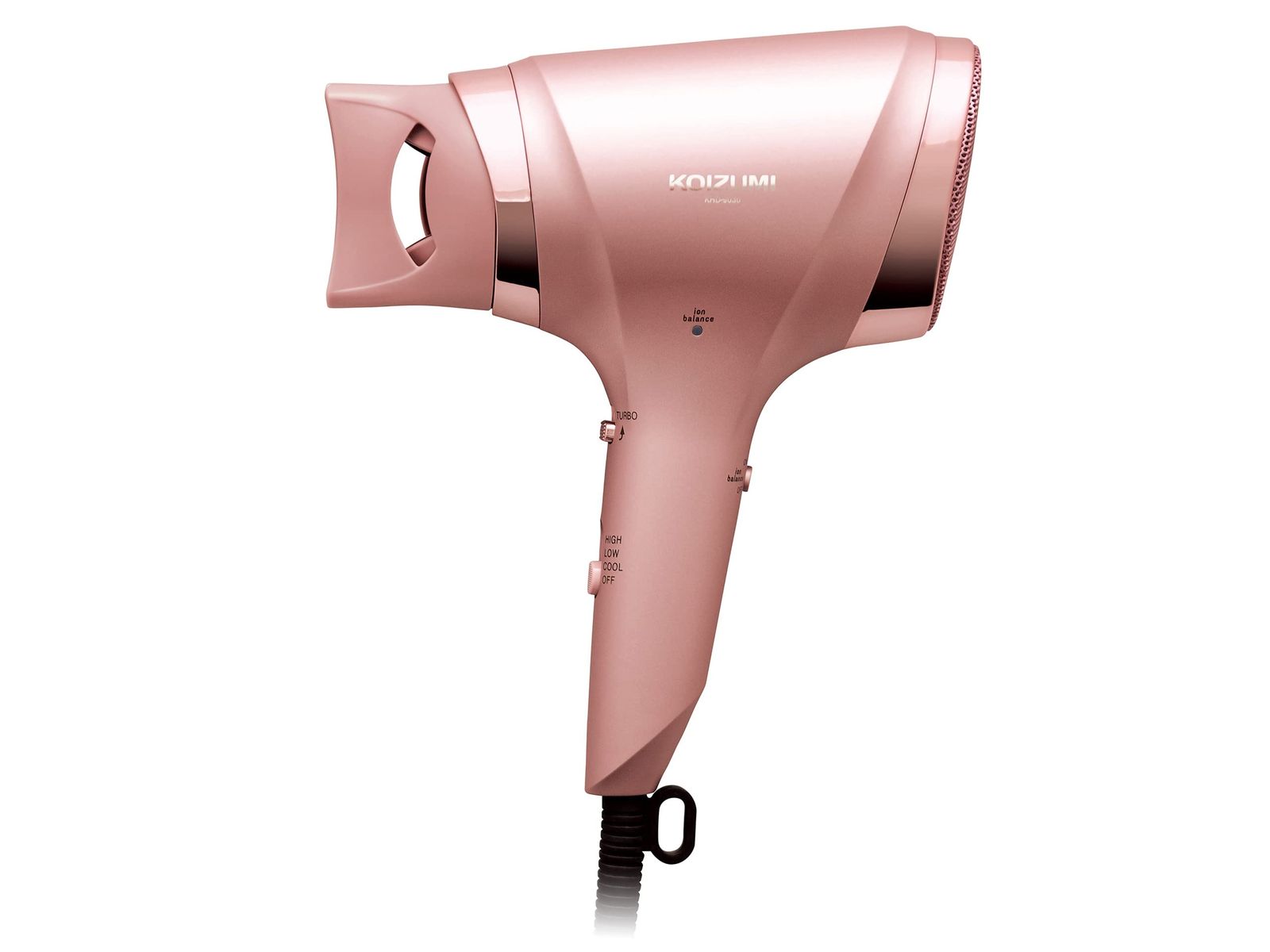 新品 コイズミ ヘアドライヤー イオンバランス 軽ジョーブ 大風量 軽量 速乾 静電気抑制 ピンク KHD-9030/P