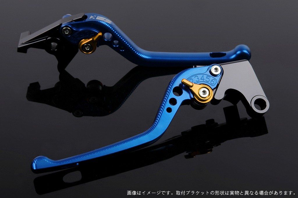 新品 SSK スピードラ アジャストレバーセット 3Dロング レバー本体カラー:ブルー アジャスターカラー:ゴールド HONDA ADV150 KF38