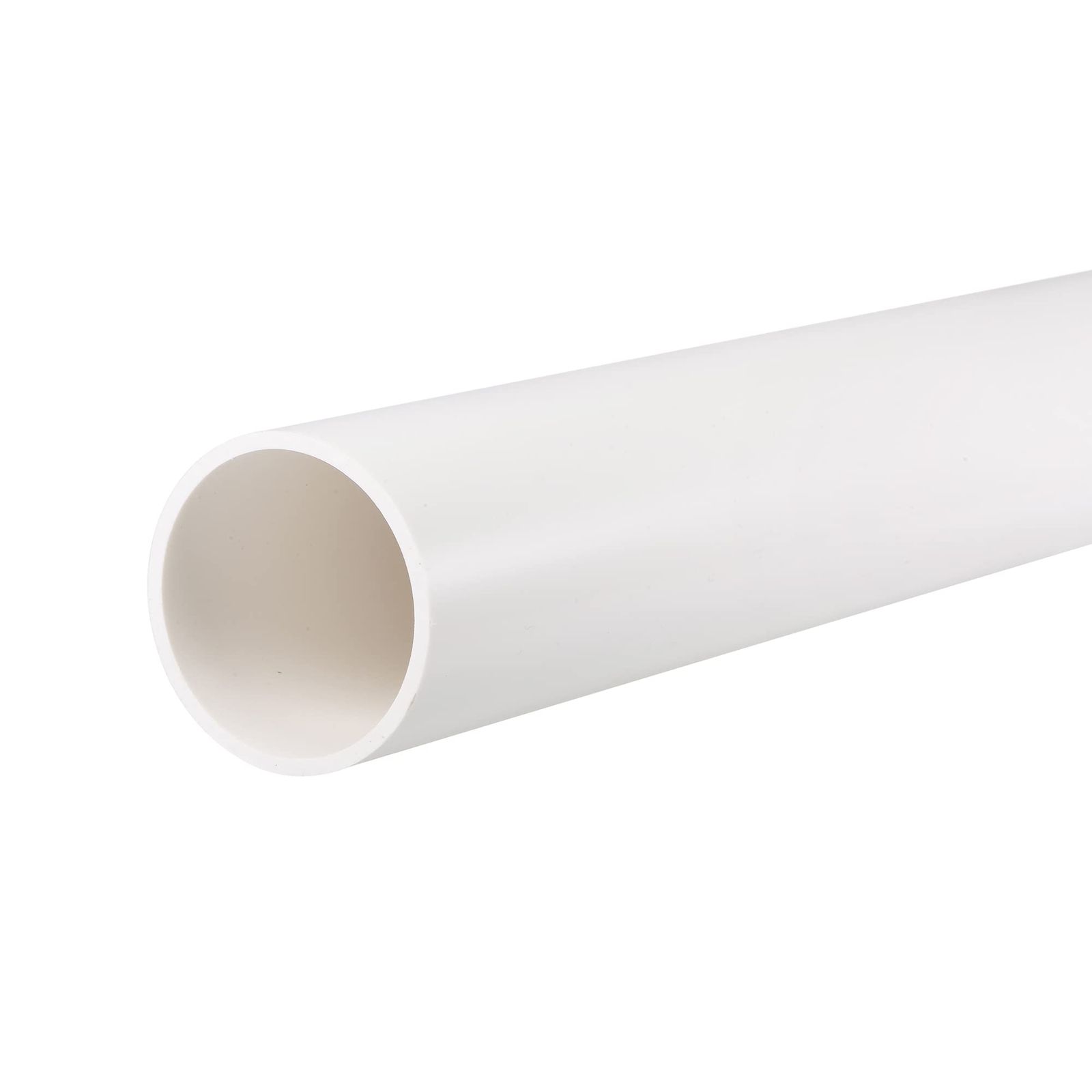 新品 uxcell 塩ビパイプ PVC製 塩ビ管 45.2 mm内径 50 mm外径 650 mm ハイインパクト 水道管 工芸品 ケーブルスリーブ用 ホワイト