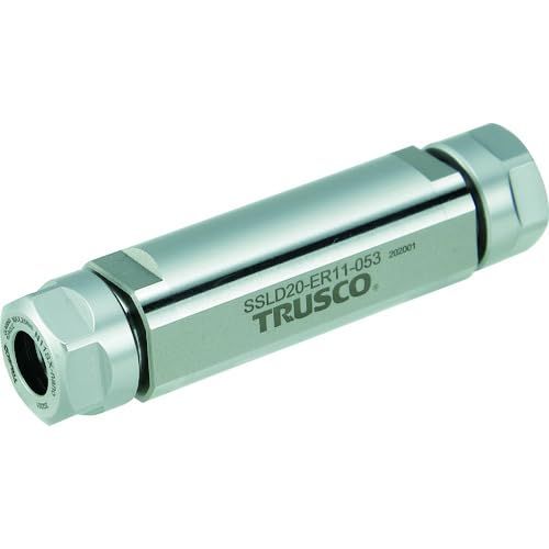 新品 ＴＲＵＳＣＯ ＮＣ旋盤用ＥＲ両頭ストレートシャンクコレットホルダＳＳＬＤ型（インチ） シャンク径３／４ 全長８３ ＥＲ１１用 SSLD3/4-ER11-053