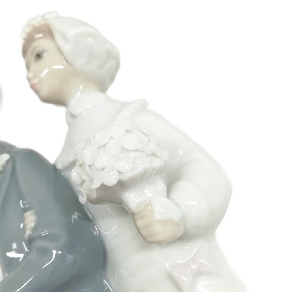リヤドロ LLADRO 4808 新郎夫婦 ウェディング 結婚式 フィギュリン