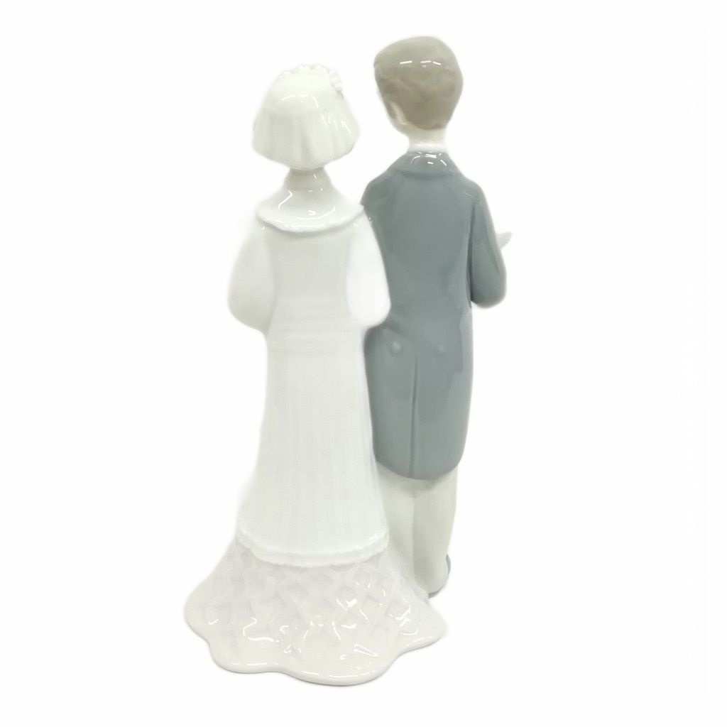 リヤドロ LLADRO 4808 新郎夫婦 ウェディング 結婚式 フィギュリン