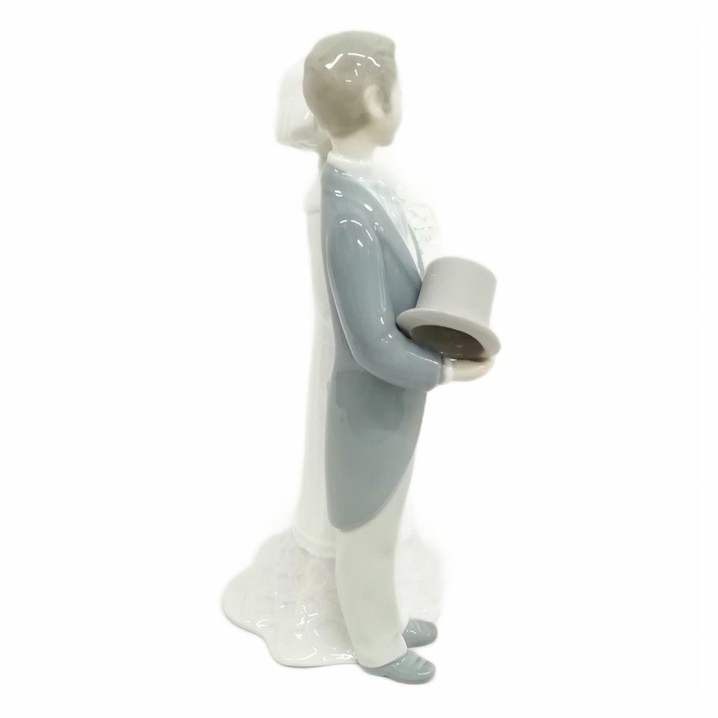 リヤドロ　ウエディング　　4808 絶版品　希少 リヤドロ LLADRO 4808 新郎夫婦 ウェディング 結婚式 フィギュリン