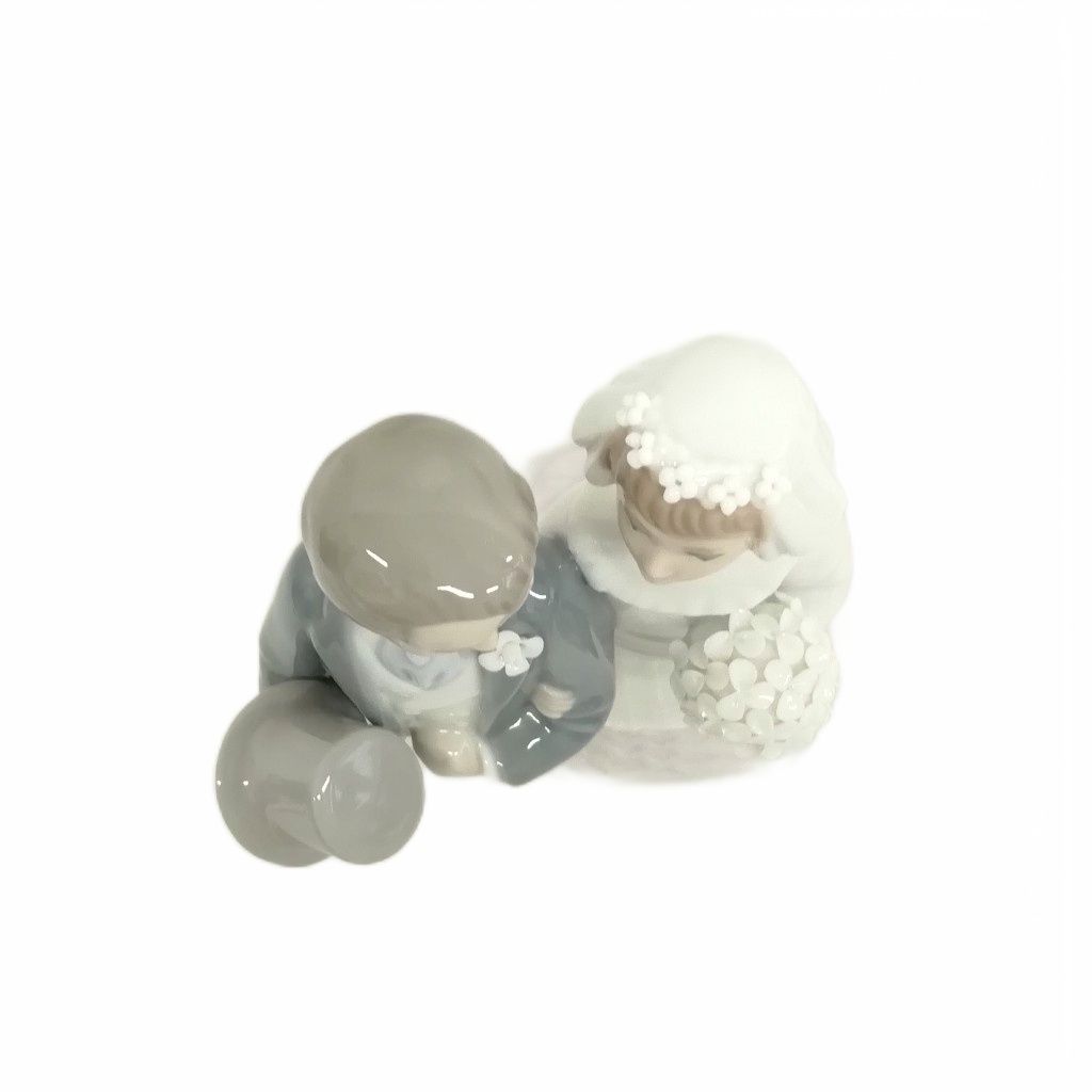 リヤドロ LLADRO 4808 新郎夫婦 ウェディング 結婚式 フィギュリン