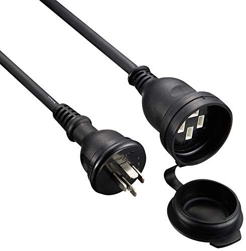 トラスコ中山(TRUSCO) 三相200V延長コード ブラック 10m T4P20AW10/ 9f1bc8c3