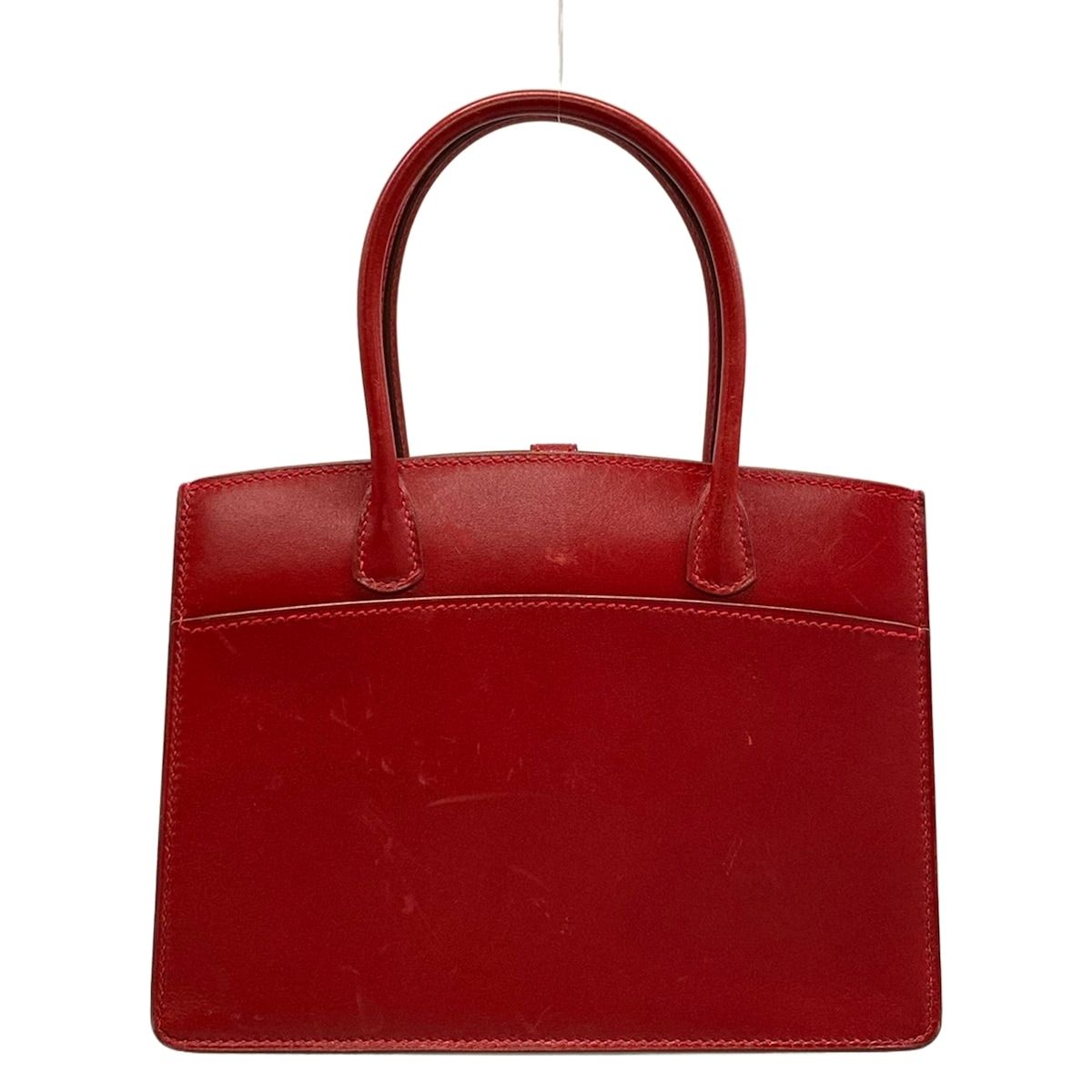 HERMES(エルメス) ハンドバッグ ホワイトバスTPM ルージュヴィフ