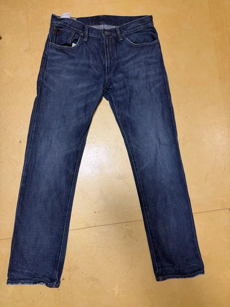 ポロ ラルフ ローレン デニムパンツ ジーンズ 32 ストレート フィット ウォッシュ 美品