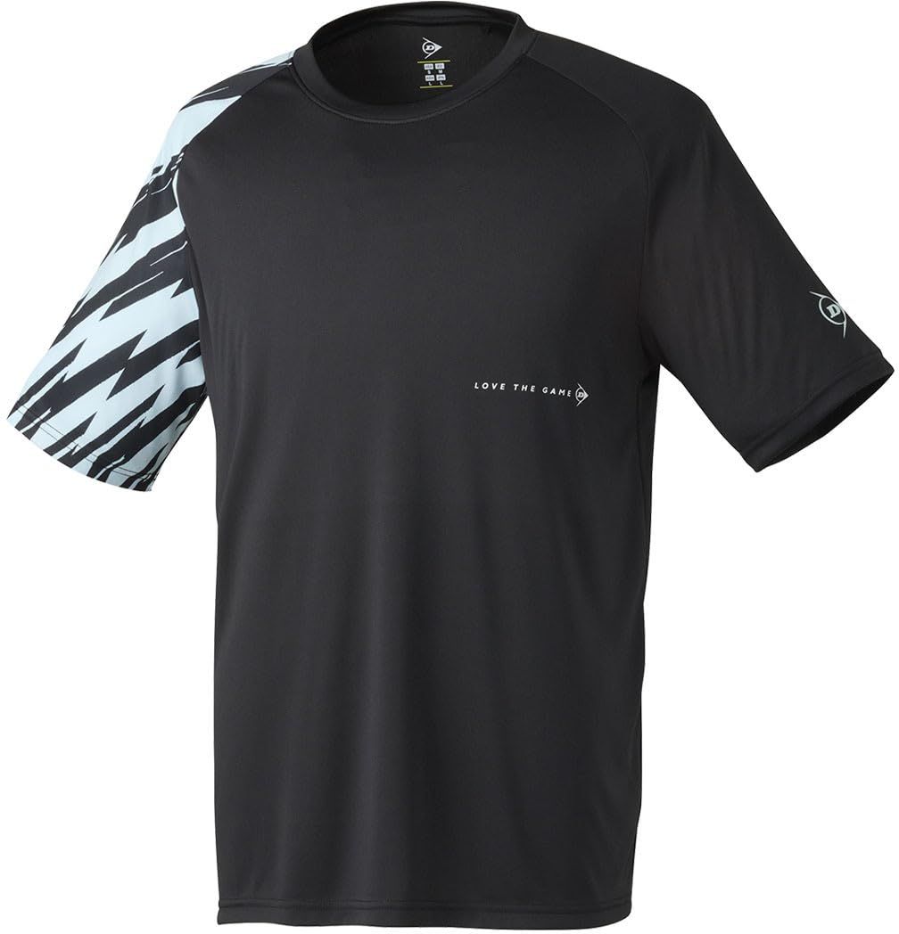 新品 [DUNLOP] ダンロップ テニスウエア Tシャツ ティーシャツ DAL8541 2025FW ﾌﾞﾗﾂｸ O