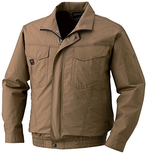 サンエス(SUN-S)　空調風神服　長袖ワークブルゾン　KU91400　キャメル　LL　【服のみ】e