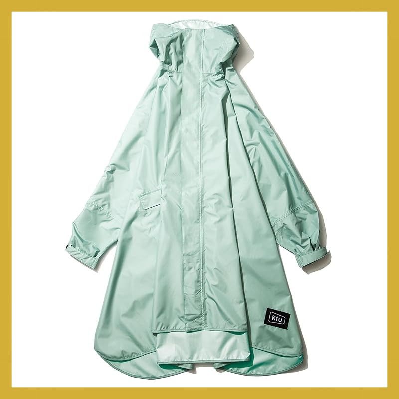 KiU キウ ニュースタンダード レインポンチョ RAIN PONCHO 豪雨対応 大雨 台風 防災 袖付き レインコート ポンチョ はっ水 防水 袖付き 収納袋 ポケット アウトドア フェス かわいい おしゃれ 自転車 メンズ レディース 男女兼用 ニュース