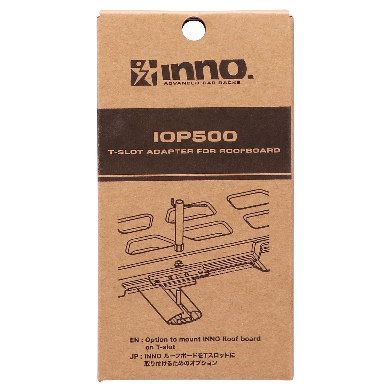 新品 カーメイト(Carmate) inno(イノー) ルーフボード 用 Tスロット アダプター 【バーとルーフの隙間が25mm以下の車種に】 取付 ボルト オプションパーツ INNOエアロバー 純正クロスバー 対応 IOP500