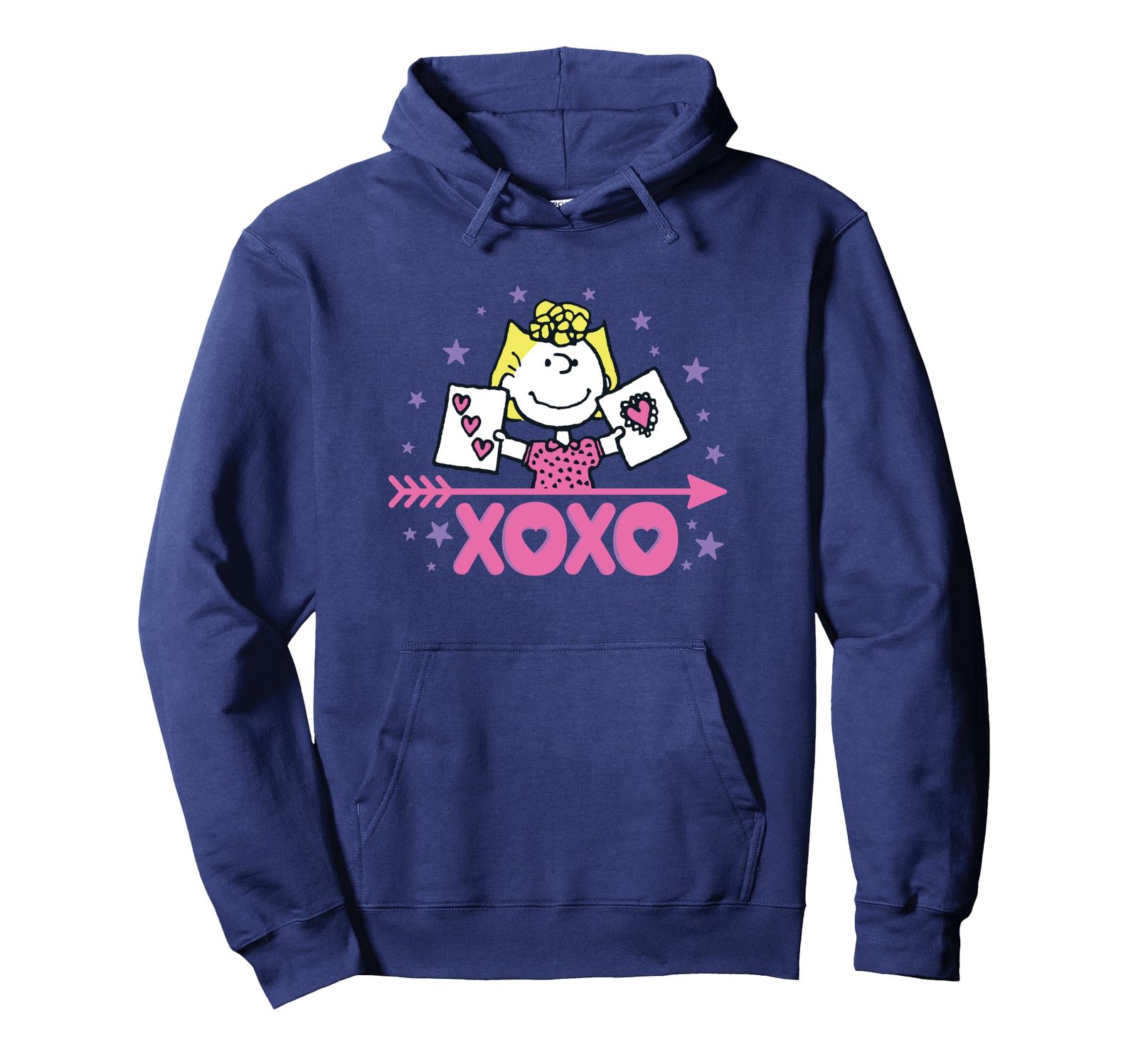 新品 ピーナッツ サリーブラウン XOXO ラブハート パーカー