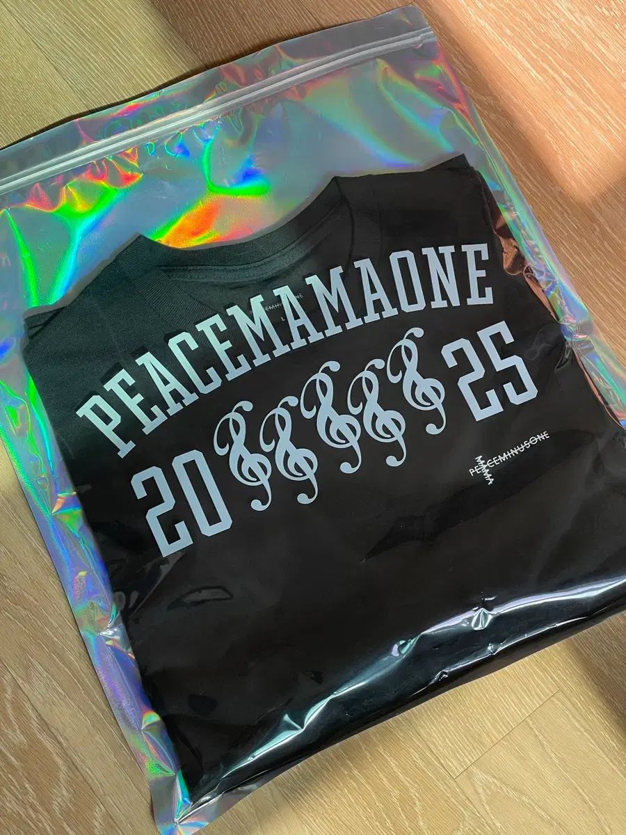 ピースMA-1 Tシャツ L