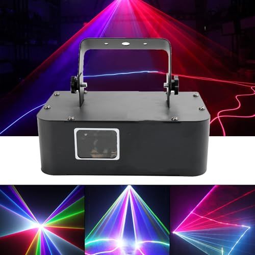 【新品】RGBビームプロジェクターライト ステージ照明 500mW RGB 10チャンネル DMX512制御 ディスコライト RGBビーム 高速精密モーター搭載 ステージ用RGBビームライト DMXコントロールディスコ照明 DMX512 ブレ 8bfd7243
