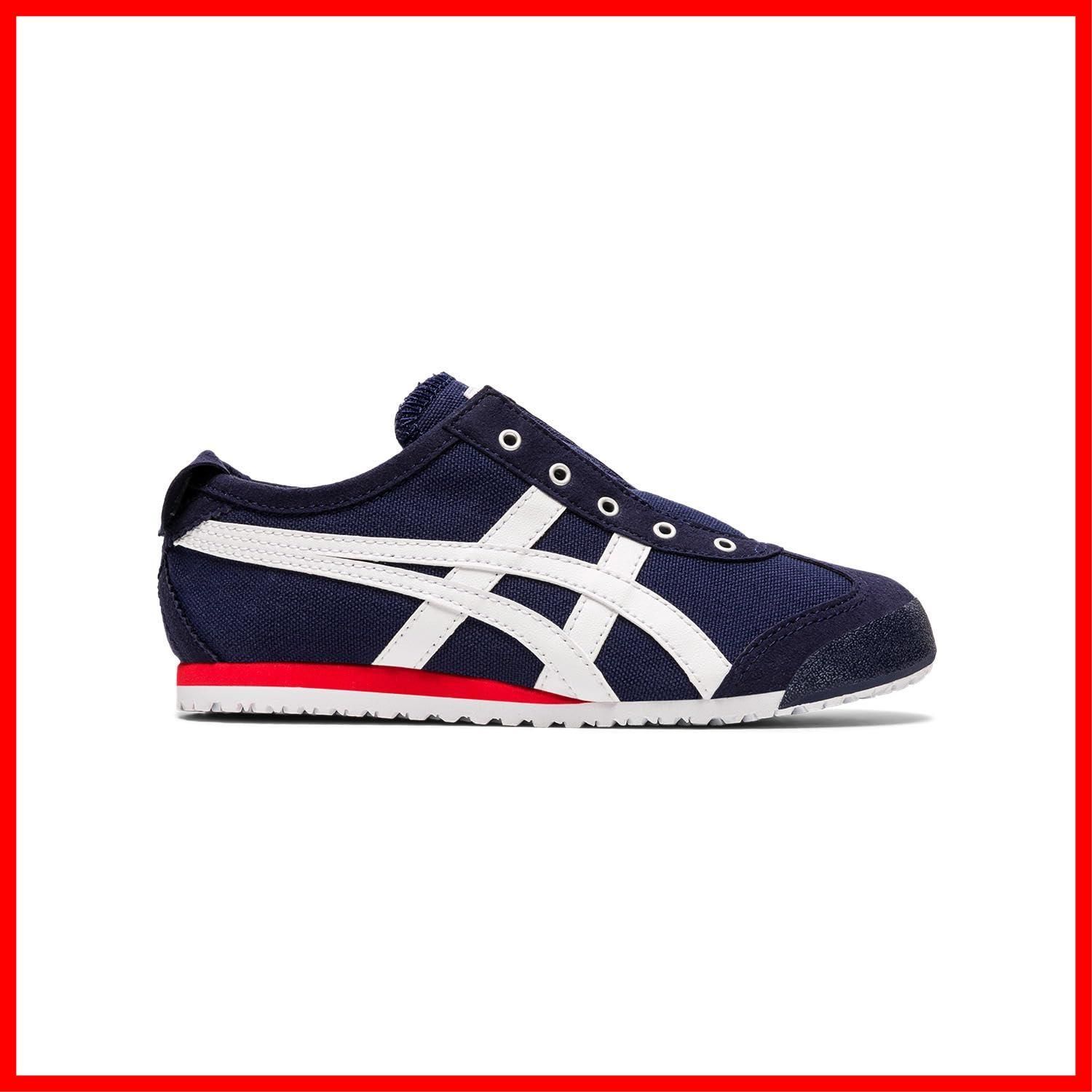 【新着商品】ユニセックス子供 MEXICO 66 Tiger(オニツカタイガー) SLIP-ON KIDS Onitsuka 17-22cmスニーカー
