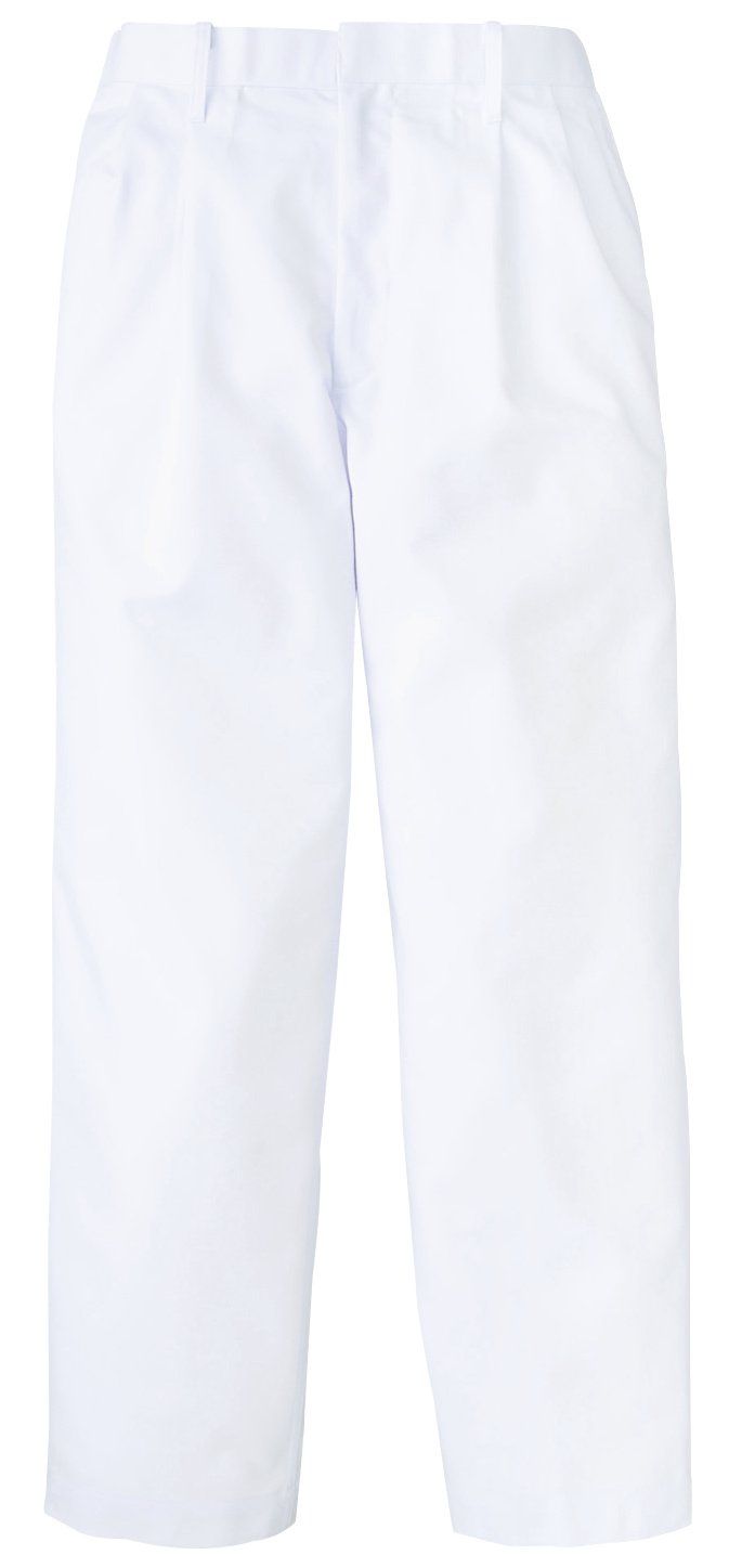 新品 カゼン KAZEN 男子パンツ 437-90(ホワイト) M