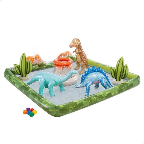 INTEX(インテックス) 大型プール プール ジュラシックアドベンチャープレイセンター 201×201×36cm [日本正規品] 56132e