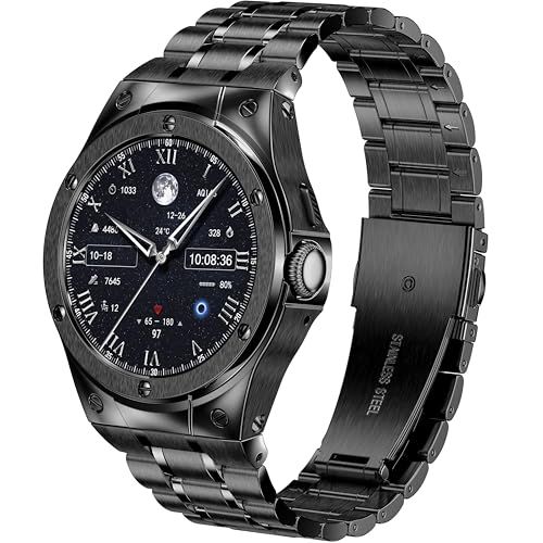 [SUPLINK] for Google Pixel Watch 1/ 2/ 3 41MM メタル, 保護ケース付き ステンレス製グーグルピクセルウォッチ バンド, Pixel Watch 3 45mm バンド 長さ調整器具付き男用e