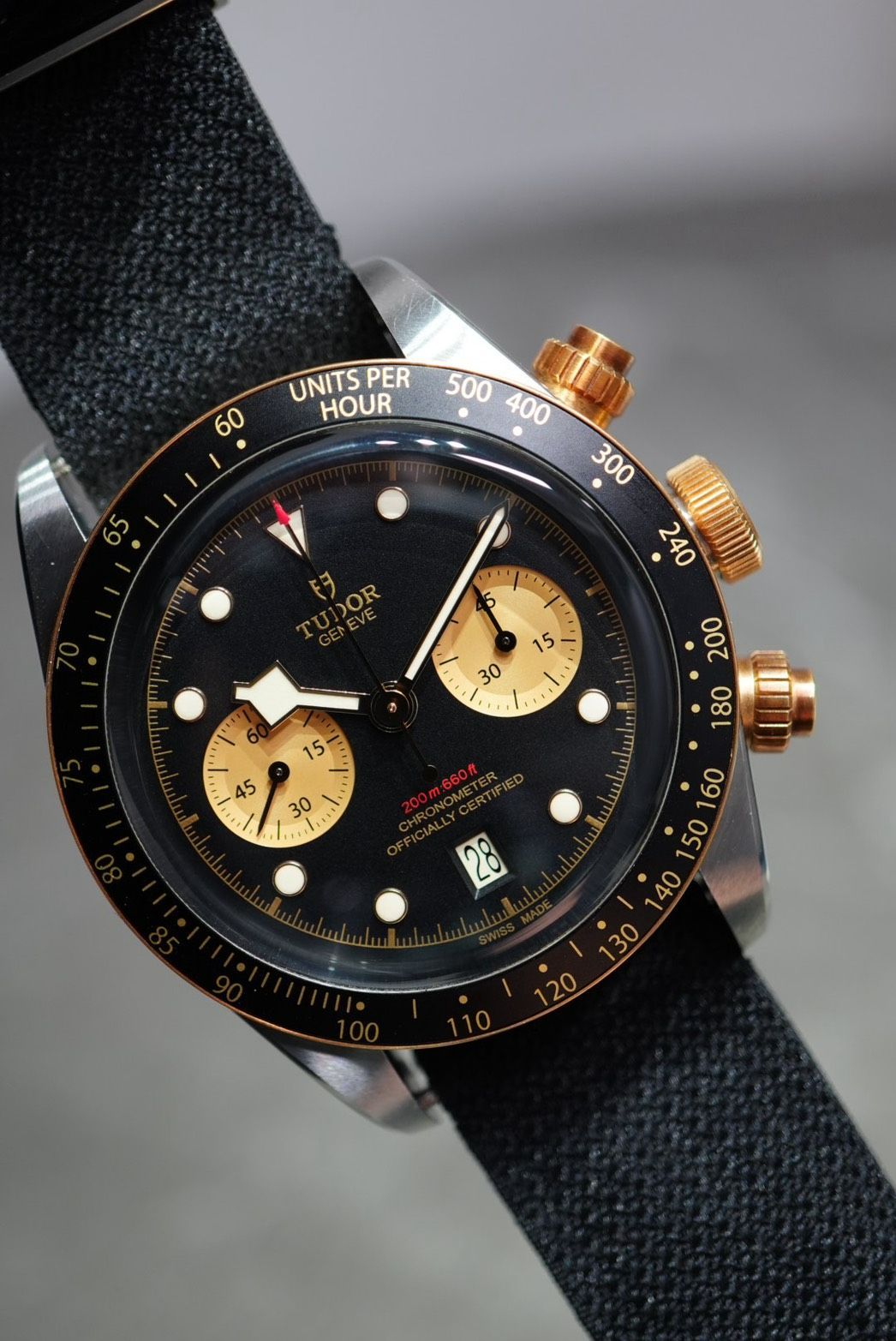TUDOR チューダー ブラックベイクロノS&G 2022年5月印 中古品 M79363N-0003