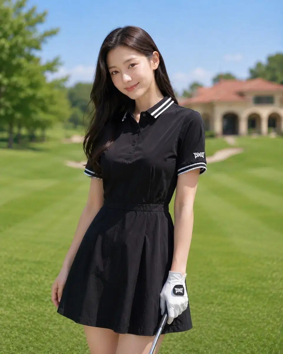 正規品 PXG レディース ゴルフ シグネチャー ポロシャツ 半袖 ゴルフ ONE PIECE M