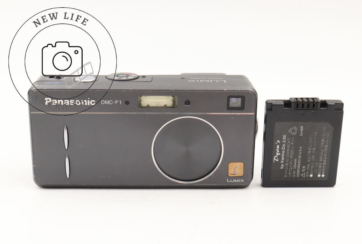 稀少な動作品☆パナソニック Panasonic LUMIX DMC-F1 バッテリー付き 