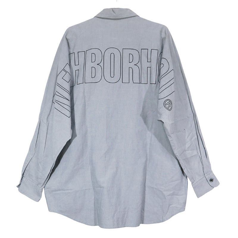 NEIGHBORHOOD ネイバーフッド 23AW DOLMANSLEEVE SHIRT LS 232AQNH-SHM08 ドルマンスリーブ シャツ ロングスリーブ ブラック 長袖 サイズL Mayk