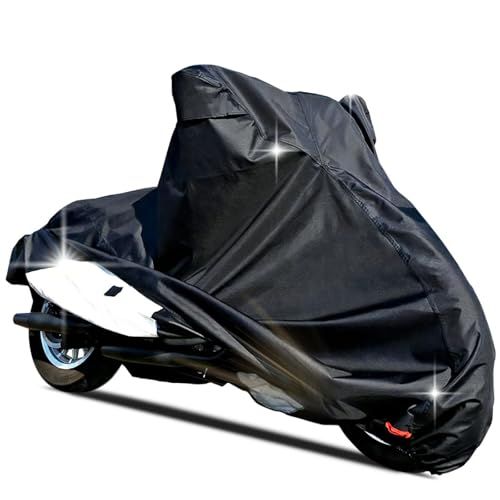 バイクカバー 耐熱 防水 溶けない 超撥水 オックス300D 厚手 丈夫 車体カバー 風飛び防止 蒸れない 盗られない 防犯 収納袋 選べる7サイズ 3Lts 54b492d0