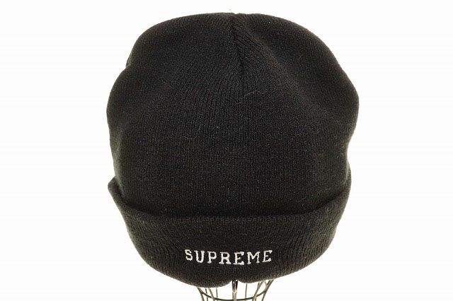 シュプリーム Supreme Timberland Beanie シュプリーム SUPREME × TIMBERLAND 16AW BEANIE BLACK