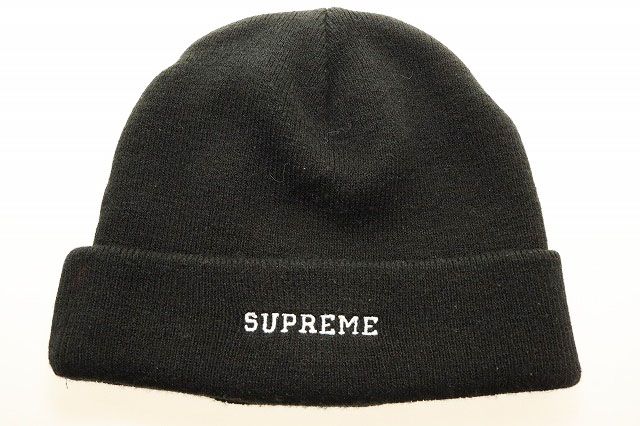 シュプリーム SUPREME × TIMBERLAND 16AW BEANIE BLACK