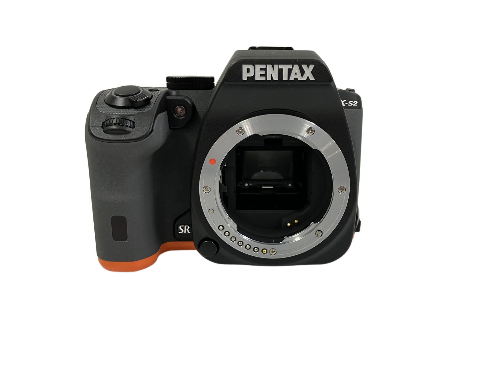 PENTAX K-S2 18-50mm F4-5.6 50-200mm F4-5.6 レンズセット ブラック×オレンジ デジタル一眼レフカメラ 中古 T11047258