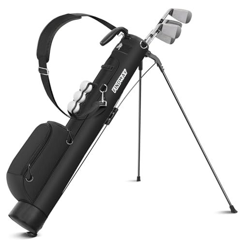 Findway ゴルフ スタンドバッグ 7-8本収納 セルフスタンド ゴルフクラブケース 約990g 軽量 キャディバッグ ユニセックス 手持ち＆ショルダー 練習場とショートコース用 初心者にもベテランにも ゴルフバッグso e82d3f53