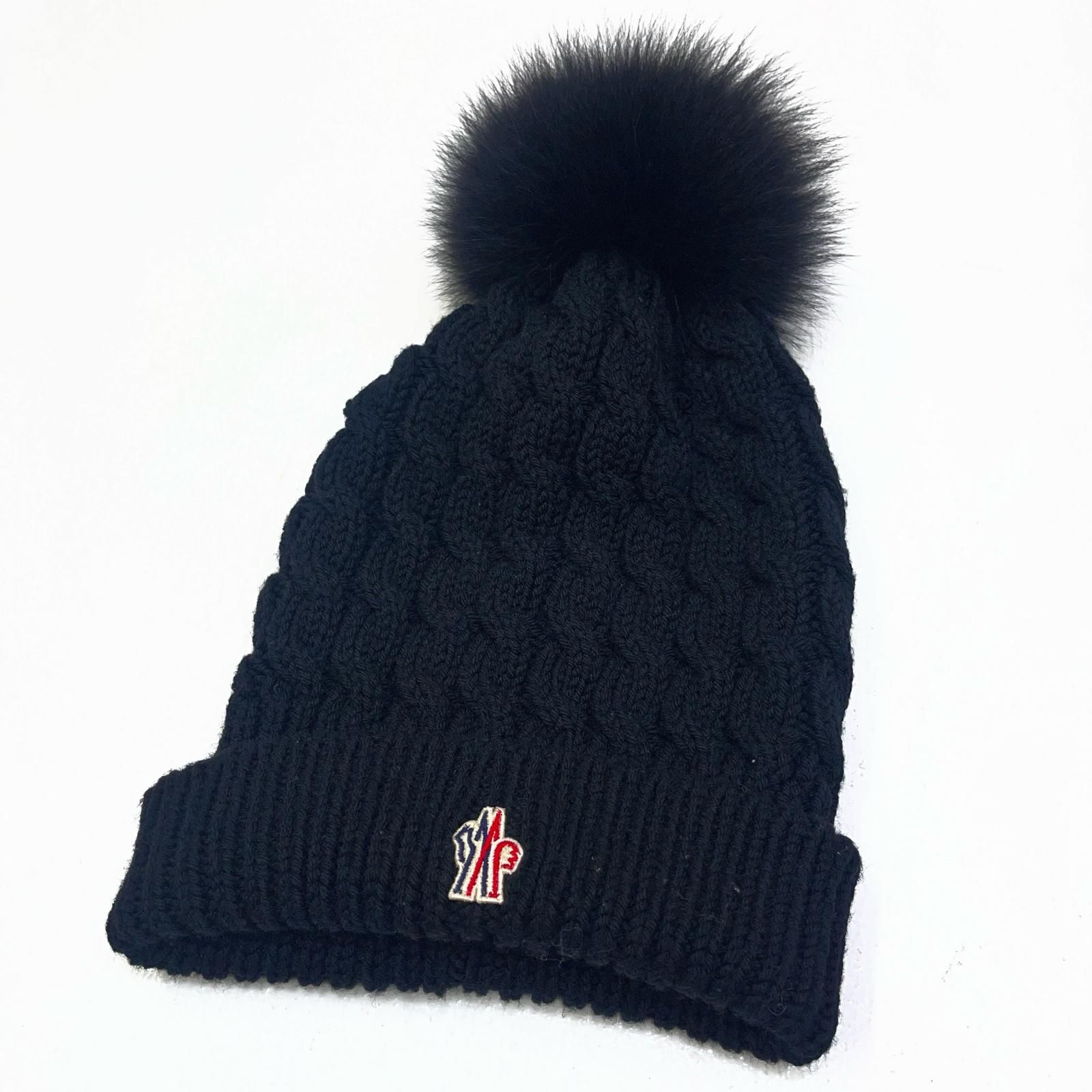 【加古川店】 中古 MONCLER | モンクレール ニットキャップ F20983B70001 0402A ブラック 【118】