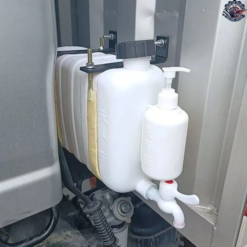 9Lトラック搭載型手洗い用水タンク（蛇口付き）、貯水タンク、ブラケット付き横長長方形貯水バケツ 6,749円